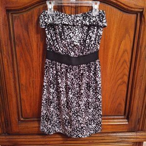 Kimchi Blue Strapless B&W Floral Sundress
